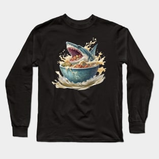 Caution:Soup Shark Long Sleeve T-Shirt